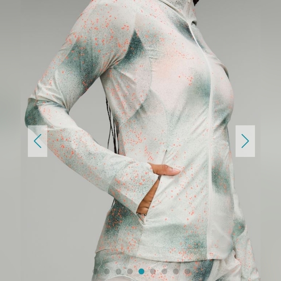 (14) Mist Over Windbreaker *Reflective ColourSpray Camo Silver Blue Multi Sirius - Picture 4 of 16